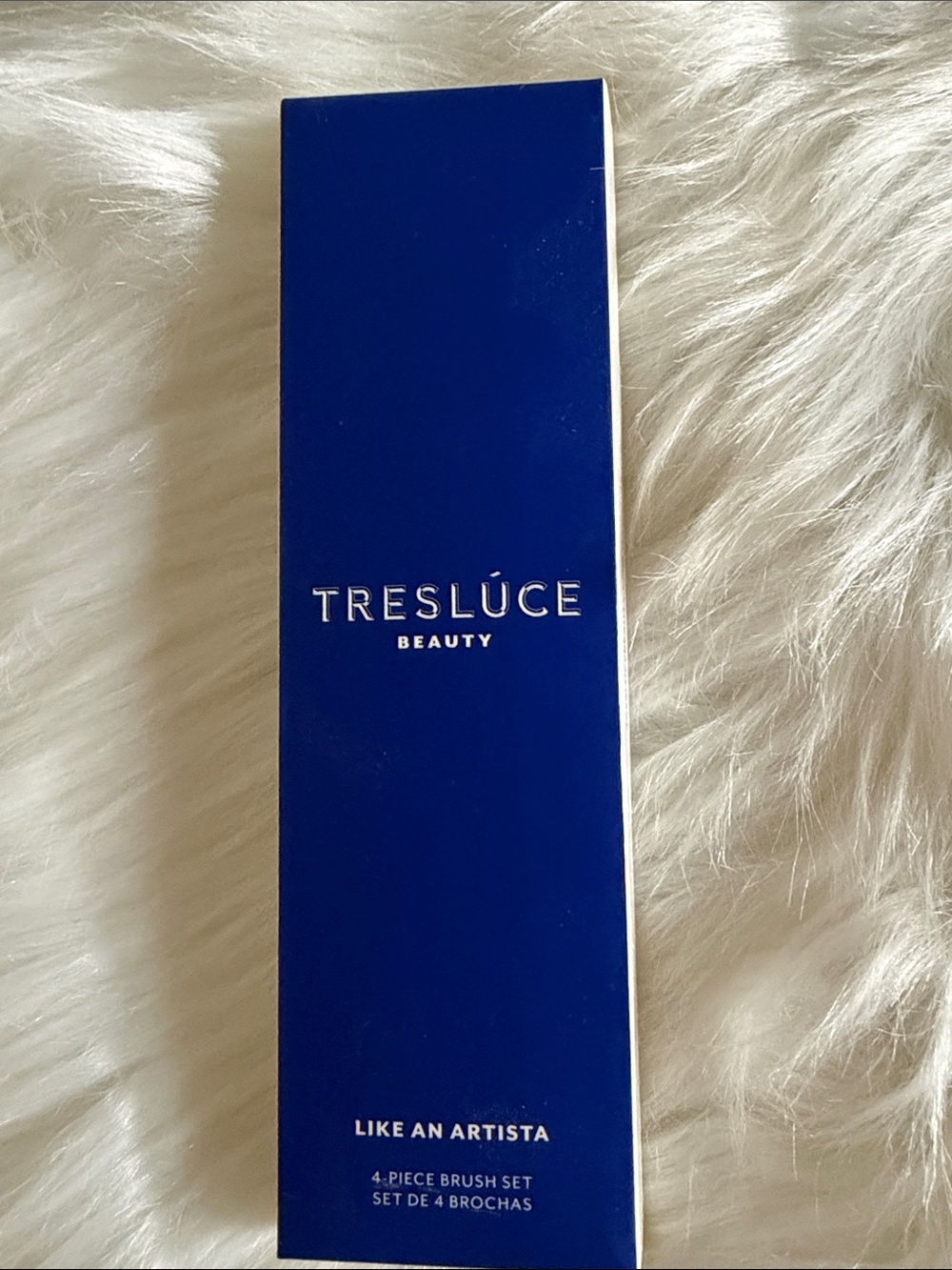Treslúce Beauty 4-Piece Makeup Brush Set — Blue
